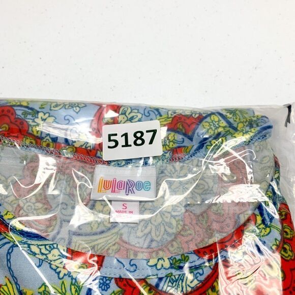 Lularoe‎ IRMA Tunic Womens Small NEW Colorful 90s Y2K Floral High Low Hem NWT - Picture 11 of 11